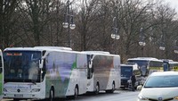 Bus Wonderful Indonesia melewati rute seperti Tauentzienstraβe Checkpoint Charlie, Lustgarten, East Side Gallery, Strausberger Platz, Mauerpark, Hauptbahnhof, Brandenburg Tor, Siegessäule (dok Kemenpar)