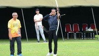 Saat perlombaan, Jokowi tak masuk 3 besar. Jokowi mendapatkan skor 107. (Foto: Kris/Biro Pers Setpres)