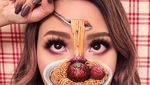 Wow! Make Up Artist Ini Menyulap Wajah dan Tangannya Jadi Makanan Enak!
