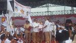 Kepalan Tangan Gerindra DKI di Deklarasi Prabowo Capres 2019