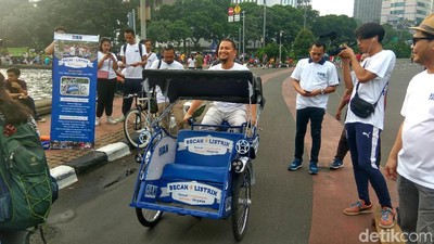 Becak Listrik Sumbangan Putra Amien Rais yang Akan Dipajang Anies