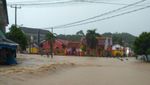 Penampakan Banjir yang Rendam Ratusan Rumah di Bangka Belitung
