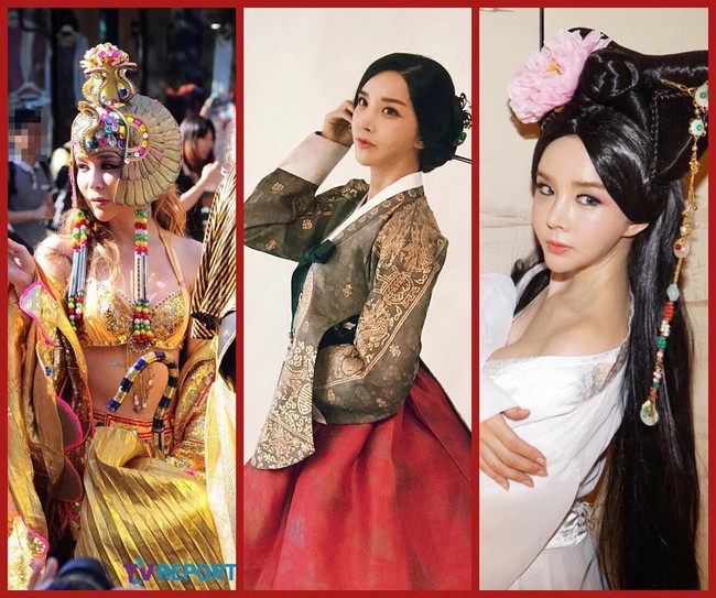 Inilah penampilan cantik Harisu saat menggunakan Hanbok dan pakaian tradisional lainnya.  Foto: ist.