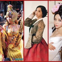 Inilah penampilan cantik Harisu saat menggunakan Hanbok dan pakaian tradisional lainnya.  Foto: ist.