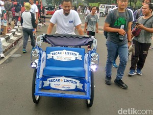 Putra Amien Rais Pamerkan Becak Listrik Rp 15 Juta ke Anies