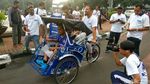 Becak Listrik Sumbangan Putra Amien Rais yang Akan Dipajang Anies