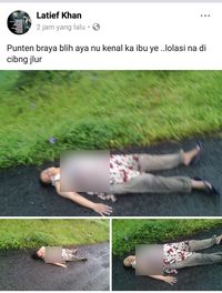Heboh Perempuan Tergeletak di Cibolang Sukabumi, Begini Faktanya