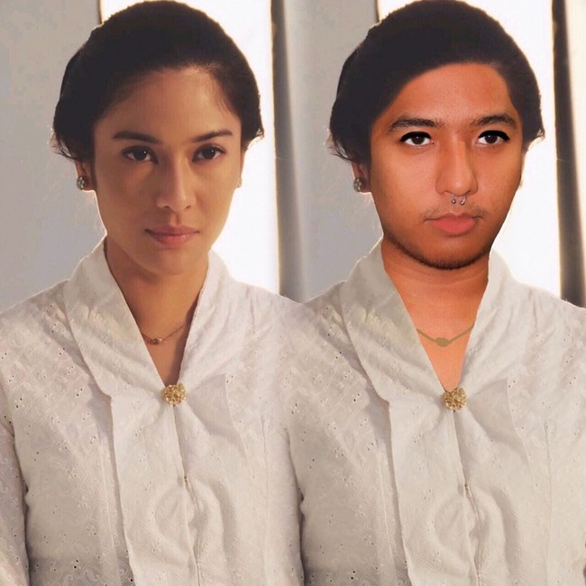 Cantik mana, Dian Sastro atau Ojmo? Foto: Instagram