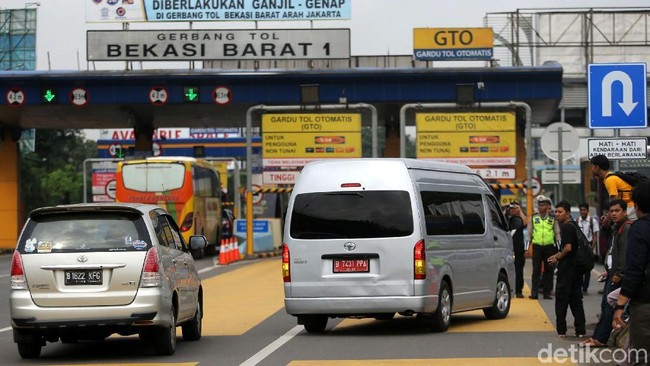Tiga Pintu Tol Terapkan Ganjil Genap Mei 2018