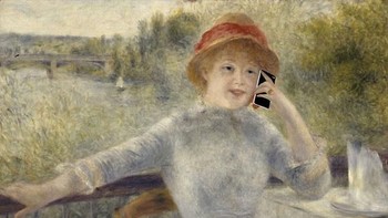 Alphonsine Fournaise oleh Auguste Renoir. Foto: Istimewa