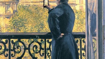 L’homme Au Balcon oleh Gustave Caillebotte. Foto: Istimewa