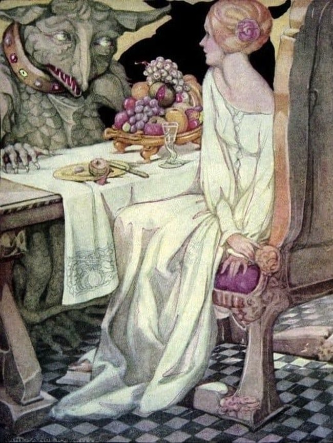 Cerita asli karangan Gabrielle-Suzanne Barabot de Villeneuve cukup berbeda dari kisah Belle rekaan Disney. Beauty and the Beast versi Gabrielle, diceritakan Belle memiliki saudari perempuan. Saat disekap The Beast, Belle berhasil meyakinkan Pangeran Buruk Rupa itu untuk membolehkannya mengunjungi kakak-kakaknya. Begitu melihat Belle pulang ke rumah memakai perhiasan dan bergelimang kemewahan selama berada di istana Beast, kakak-kakaknya membujuk Belle agar tinggal lebih lama. Dengan tujuan agar kepergiannya semakin lama dan membuat Beast marah dan memangsa Belle. Foto: Dok. Buzzfeed