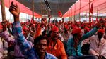 Potret 30 Ribu Petani India Jalan Kaki 6 Hari untuk Demo