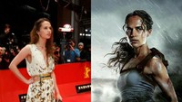 Alicia Vikander didapuk menjadi pemeran Lara Croft dalam film Tomb Raider dan mengalami transformasi yang sangat mencengangkan. Setelah sebelumnya Angelina Jolie dinilai sudah sangat sukses memerankan karakter tersebut, ternyata Alicia Vikander juga tampil dengan cemerlang. (Foto: Instagram + Getty Images)