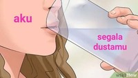 Perut kembung oleh dusta. (Foto: Facebook/Wikihow Image Macros Indonesia) 
