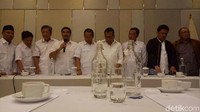 Ketua DPD Gerindra DKI Jakarta, M Taufik menyebut, meski tak semua 34 pengurus DPD Gerindra yang hadir, mereka yang datang hari ini telah mewakili seluruh suara Gerindra se-Indonesia. Taufik menegaskan DPD Gerindra siap memenangkan Prabowo. (Foto: Gibran/detikcom)
