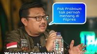 Tak terima diserang Gerindra, Demokrat pun balas melempar peluru. Wasekjen PD Rachland Nashidik mengatakan tak ada jaminan Prabowo akan menang di Pilpres mengingat sejarah pencapresannya. Saya kira itu bagi Pak Prabowo adalah pilihan rasional dan menguntungkan. Dengan segala hormat, adalah fakta Pak Prabowo tidak pernag menang di Pilpres, ujarnya.