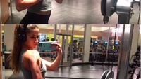 Tak cuma menggemuk, ia juga mendapatkan bentuk tubuh idaman karena rajin olahraga. Bahkan ia berniat menjadi seorang bodybuilder dan siap mengikuti kompetisi. Instagram @alyssamercadofit 