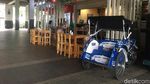 Becak Listrik Putra Amien Rais yang Mangkal di Kafe Balai Kota DKI