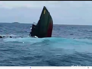 TNI: Kapal Tenggelam di Kepulauan Seribu karena Kebocoran Pipa