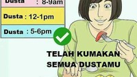 Dusta dari ucapan diet tahan enggak makan pagi, siang, dan malam? (Foto: Instagram/rurin_effendi)