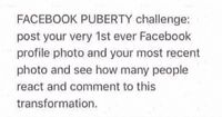 Ditantang Facebook Puberty? Begini Cara Mainya