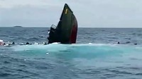 Kapal tersebut tenggelam saat hendak ke Pulau Pramuka. (Foto: Dok. Istimewa)