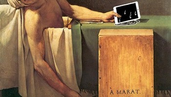 The Death Of Marat oleh Jacques-Louis David. Foto: Istimewa