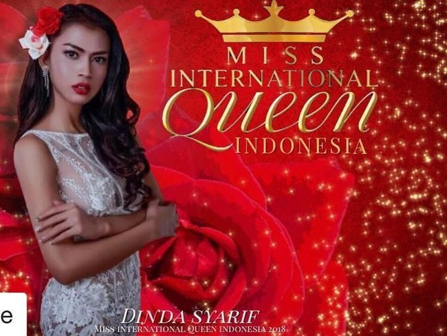 Dinda Syarif, transgender Indonesia baru saja mengikuti kontes kecantikan Miss International Queen 2018. Inilah momen cantik Dinda Syarif dalam ajang kecantikan transgender dunia itu.  Foto: dok. Instagram