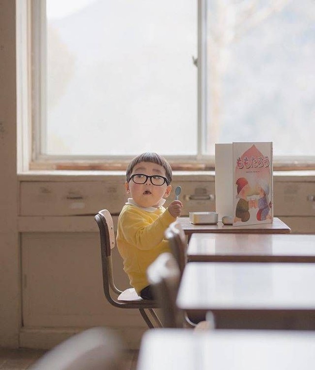 Lunch time. Sepertinya Nobita lagi tidak makan dorayaki. (Foto: Instagram/Isigoya)