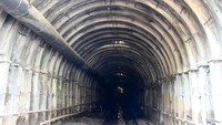 Tunnel di Bendungan Kuwil Kawangkoan, Minahasa Utara - Sulawesi Utara. Pembangunan bendungan ini dikerjakan oleh PT. Wijaya Karya (Persero) Tbk - DMT, KSO , PT. Nindya Karya (Persero). Pool/PT Wijaya Karya.
