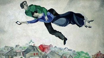 Over the Town oleh Marc Chagall. Foto: Istimewa