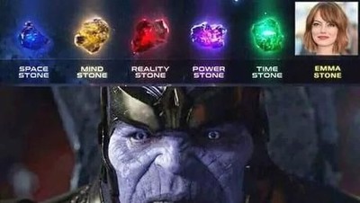 Emma Stone hingga Patrick Jadi Meme Infinity War