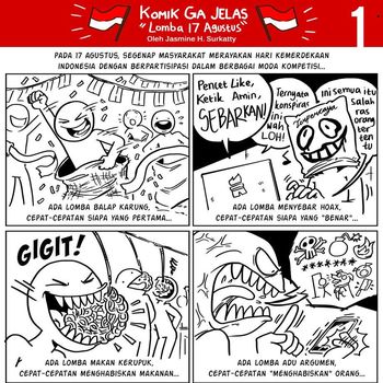 Kenalan Yuk dengan Komikus 'Ga Jelas' Jasmine Hanny Surkatty