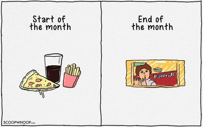 Ketika pizza sudah nggak terbeli di tanggal tua, ngemil biskuit saja pasti sudah bikin kenyang dan sesuai budget. Foto: Aroop Mishra/ScoopWhoop