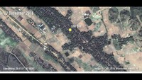 Wilayah Inn Din di Rakhine terlihat dalam citra satelit tanggal 27 Desember 2016 sebelum pembakaran massal terjadi pada Agustus 2017. Situasi masih terlihat hijau dari atas. Foto: Amnesty International/DigitalGlobe Inc/USG/NextView License