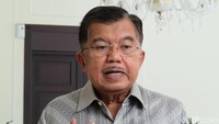 Ketua KPK Agus Rahardjo kemudian juga menyebut sosok Wapres Jusuf Kalla sebagai pejabat yang patuh melaporkan gratifikasi. Foto: Noval Dhwinuari Antony/detikcom