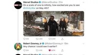 Oh, jadi Mr. Stark yang bikin Infinity War dipercepat. (Dok. Ist)