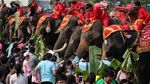 Foto: Hari Gajah Nasional Diperingati di Thailand