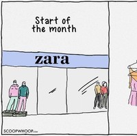 Butuh baju di awal bulan? Anda pasti akan langsung meluncur ke Zara. Kalau saat tanggal tua, mungkin bakal melipir ke gerai-gerai yang banyak diskon atau bahkan pasar. Foto: Aroop Mishra/ScoopWhoop
