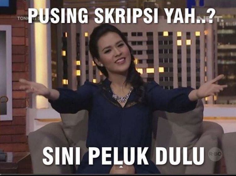 Meme Kocak Perjuangan Skripsi Mahasiswa Tingkat Akhir