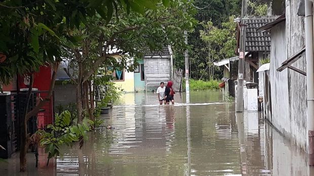 Banjir akibat luapan Bengawan Solo