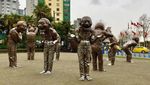 Foto: Patung Tertawa Ini, Lucu Atau Seram?