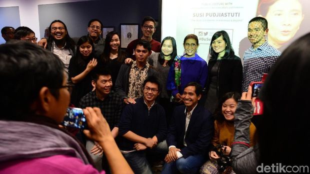Susi Paparkan Kondisi Kelautan di Universitas Harvard