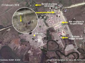 Foto: Penampakan Pangkalan Militer Myanmar di Desa Rohingya