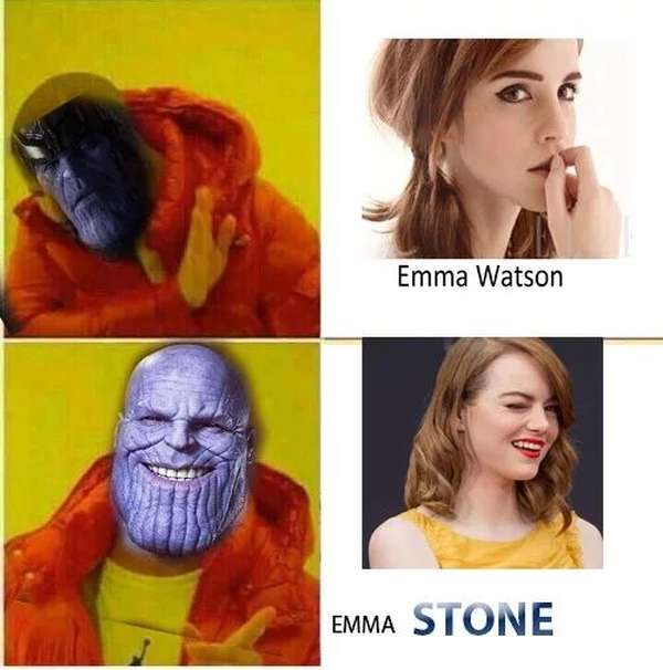Emma Stone hingga Patrick Jadi Meme 'Infinity War' .