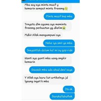 Ada juga pembeli religius yang minta maaf karena sudah minta gratis ongkir. Foto: Instagram @drama.olshop