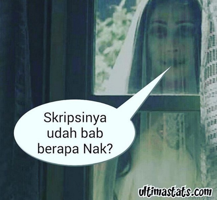 Meme Kocak Perjuangan Skripsi Mahasiswa Tingkat Akhir