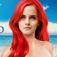 Emma Watson sebagai Putri Ariel di The Little Mermaid, cantik ya? Foto: Dok. Thomas Kurniawan