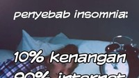 Nah ini nih, bener enggak kalau enggak bisa tidur itu dikarenakan koneksi internet yang super ngebut? (Foto: Internet) 
